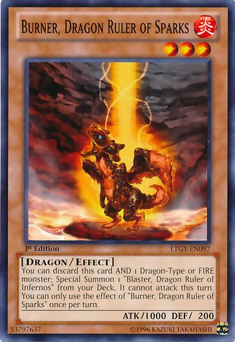 Burner, Dragon Ruler of Sparks (LTGY-EN097)