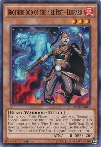 Brotherhood of the Fire Fist - Leopard (LTGY-EN027)