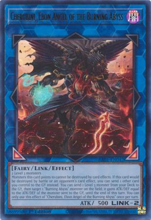 Cherubini, Ebon Angel of the Burning Abyss (RA01-EN042 Ultra Rare)